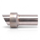 DB Killer Auspuffdämpfer 54,5 mm Einsätze für Auspuffendrohre Edelstahl Silber Universell Für Yamaha und BMW 2