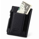Men's Wallet with Sliding Card Holder and RFID Protection 10 x 7.5 x 2 cm PU Leather Up to 14 Cards and Banknotes 3
