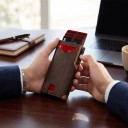 Men's Wallet with Sliding Card Holder and RFID Protection 10 x 7.5 x 2 cm PU Leather Up to 14 Cards and Banknotes 8