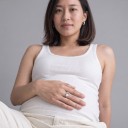 Anillo antiestrés giratorio estrella y luna Tamaño ajustable Acero inoxidable Joyería minimalista para mujeres para el día a día 5