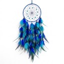 Lapaçador de sonhos 73 cm com círculo de 16 cm e penas densas Decoração boho suspensa para parede Dreamcatcher para o quarto e o quarto 1