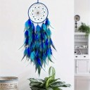 Lapaçador de sonhos 73 cm com círculo de 16 cm e penas densas Decoração boho suspensa para parede Dreamcatcher para o quarto e o quarto 3