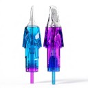 Ace de tatuaj cartridge 20 buc Round Magnum 13 ace 0,35 mm 1213RM-M De unică folosință sterilizate Mov-Albastru Pentru umbrire și colorare 1