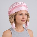 Čelenka s natáčkami bez tepla Chobotnice 50 x 29 cm S noční čepicí 30 cm Měkké pěnové natáčky Kulma bez ohřevu Růžová Pro dlouhé vlasy 2