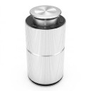 Diffusore portatile per auto 20 ml Alimentazione USB Metallico 11,2 x 10,3 x 23,5 cm Superficie scanalata Nel portabicchieri 1