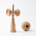 Kendama Unbunt zum eigenen Bemalen 18 cm Kugel 6 cm Nussbaum Holz Japanisches Spiel mit Kugel an Schnur Für Kinder und Erwachsene 3