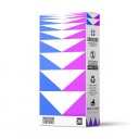 Ace de tatuaj cartridge 20 buc Round Magnum 15 ace 0,35 mm 1215RM-M De unică folosință sterilizate Violet-albastru Pentru umbrire și colorare 5