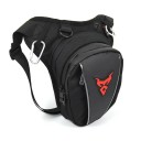 Geantă pentru motocicletă pe picior, impermeabilă, borsetă 29 x 29 x 10–15 cm, Oxford, Neagră, Crossbody și pe umăr, pentru călătorii 1