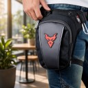Geantă pentru motocicletă pe picior, impermeabilă, borsetă 29 x 29 x 10–15 cm, Oxford, Neagră, Crossbody și pe umăr, pentru călătorii 7
