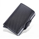 Funda para tarjetas de crédito con protección RFID y 2 cajas de aluminio extraíbles 10 x 7 x 3 cm Para 12 tarjetas de cuero PU 15