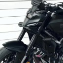Etuspoileri moottoripyörälle Yamaha MT-07 2025–2026 Aerodynaaminen kansi siivekkeillä Musta hiilikuitukuosi 1 kpl Urheilullinen Helppo asennus 6