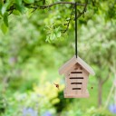Domecchi per coccinelle 2 pz 17,5 x 14,5 x 12 cm Hotel per insetti appeso in legno di abete non trattato Rifugio invernale Per giardino e balcone 3