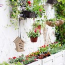 Domecchi per coccinelle 2 pz 17,5 x 14,5 x 12 cm Hotel per insetti appeso in legno di abete non trattato Rifugio invernale Per giardino e balcone 6