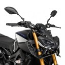 Etupainespoileri Yamaha MT-09 ja MT-09 SP 2017–2020 Leveys 376 mm ABS muovi 3 mm Musta Aerodynaaminen Urheilullinen Moottoripyörälle 2