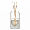 Glasflaske til æteriske olier med diffuserstænger 200 ml 10 x 16,5 cm Rund krukke i emballage Gennemsigtig Til stuen og soveværelset 1