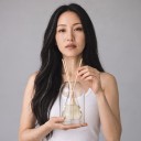 Glasflaske til æteriske olier med diffuserstænger 200 ml 10 x 16,5 cm Kegleformet krukke i emballage Gennemsigtig Til stuen og soveværelset 2