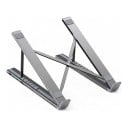 Laptop Stand with 8-in-1 Docking Station HDMI 2x USB-A SD and TF Card Reader USB-C PD 100 W Aluminium Alloy Grey Foldable and Portable 1