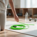 Replacement Rope for Jump Rope NEVERTOOLATE PVC 3.5 m Diameter 5.8 mm Hardness 85A Sturdy Vinyl Rope For Training and Freestyle 4