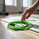 Replacement Rope for Jump Rope NEVERTOOLATE PVC 3.5 m Diameter 5.8 mm Hardness 85A Sturdy Vinyl Rope For Training and Freestyle 6