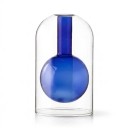 Glasflaske til æteriske olier med diffuserstænger 130 ml 8,5 x 14 cm Rund kugle i emballage Til stuen 2