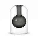Glasflaske til æteriske olier med diffuserstænger 130 ml 8,5 x 14 cm Rund kugle i emballage Til stuen 3