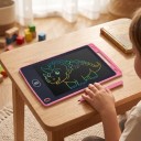 LCD Drawing Tablet for Children 6.5 Inches 17.5 x 11 cm Colour Display One-Button Erase Lock Pen Drawing and Writing 4
