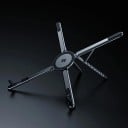 Faltbarer magnetischer Ständer für Laptop, Tablet und Mobiltelefon Aluminiumlegierung 8 Höhenpositionen Zusammengeklappt 18 x 5,8 cm Grau Tragbar 1