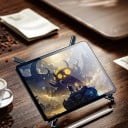 Faltbarer magnetischer Ständer für Laptop, Tablet und Mobiltelefon Aluminiumlegierung 8 Höhenpositionen Zusammengeklappt 18 x 5,8 cm Grau Tragbar 3