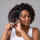 Cepillo para rizos afro 1 ud. Cepillo de rejilla con peine Compacto, ligero y negro Para cabello natural y rizado, así como pelucas de cabello natural 6
