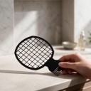 Cepillo para rizos afro 1 ud. Cepillo de rejilla con peine Compacto, ligero y negro Para cabello natural y rizado, así como pelucas de cabello natural 5
