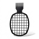 Cepillo para rizos afro 1 ud. Cepillo de rejilla con peine Compacto, ligero y negro Para cabello natural y rizado, así como pelucas de cabello natural 2