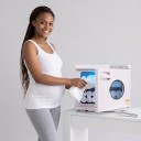 SucceBuy Scaldamani 23 l Lampada UV 6 W Riscaldamento 65 fino a 82 °C 45,2 x 28,5 x 35 cm 2 cesti in acciaio inox Bianco Per saloni e parrucchieri 3