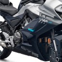Ala sinistra per motociclo CFMOTO 675SR-R Parte superiore dell'ala rigida della carenatura laterale Con perni di montaggio Blu metallizzato Ricambio 4