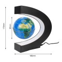 Globo magnético levitante de 8,5 cm con soporte en forma de C y retroiluminación LED 18 x 17,2 cm Decoración para mesa en habitación y oficina 8