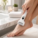Elektrická bruska na paty a mozoly se 3 brusnými válečky a 2 rychlostmi IPX7 USB-C nabíjení pro odstranění ztvrdlé kůže 2