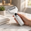 Elektrická bruska na paty a mozoly se 3 brusnými válečky a 2 rychlostmi IPX7 USB-C nabíjení pro odstranění ztvrdlé kůže 5