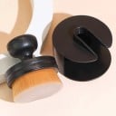 Antistatischer Bürste für Schallplatten Kohlenstofffasern 60 x 62 mm Mit Aufbewahrungshülle Reinigung von Schallplatten 2