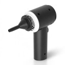 Aspiradora inalámbrica para coche 9000 Pa 1200 mAh Aspiradora mini manual con función de soplado carga USB 60 W Negra Para coche oficina y hogar 5