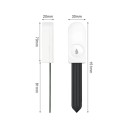 Higrómetro de suelo inteligente Zigbee 3.0 151 x 30 x 20 mm Sensor inalámbrico de humedad del suelo, temperatura y humedad del aire para Tuya y Home 7