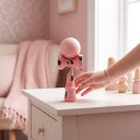 Marbled Pink Kendama with Black Spots 18.5 cm Wooden Japanese Ball on a String Game Coordination Training for Children and Adults 5