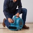 Ventilatore potente multifunzionale P-80A 3 velocità 125 W 350 CFM Presa passante Plastica PP Maniglia Per casa e officina 4