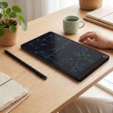 LCD zápisník 6,5 palce 15,5 x 7,6 x 0,5 cm Kapesní tabulka na psaní se stylusem Celoplošný displej 50 g Černý Na poznámky a skici 2