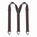 Men's Y-Shape Braces with Three Plastic Clips Width 3.8 cm Length 120 cm Elastic Polyester For Work and Suit 13