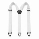 Men's Y-Shape Braces with Three Plastic Clips Width 3.8 cm Length 120 cm Elastic Polyester For Work and Suit 14