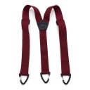 Men's Y-Shape Braces with Three Plastic Clips Width 3.8 cm Length 120 cm Elastic Polyester For Work and Suit 16