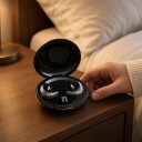 Draadloze oordopjes voor het slapen Bluetooth 5.3 Mini oordopjes voor zijslapen met microfoon en oplaadcase 3