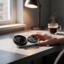 Filtro ND variabile per mobile 67 mm ND2–ND400 Supporto magnetico pieghevole Vetro ottico Telaio in alluminio Nero Per video e lunghe esposizioni 5
