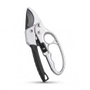 Forbici da giardinaggio per rami Lunghezza 20 cm Lama 6 cm Taglio fino a 20 mm Corpo in metallo Manico antiscivolo Argento e nero Per alberi e arbusti 6
