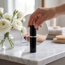 Dispenser de parfum de călătorie 5 ml Flacon mini refillabil cu carcasă din aluminiu și inserție din sticlă Pentru călătorii și poșete 2