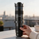 Teleobjetiva para móvel APEXEL 28x Monóculo com foco manual Comprimento 159 mm Alumínio e vidro óptico Com clipe Preto Para fotografias à distância 2